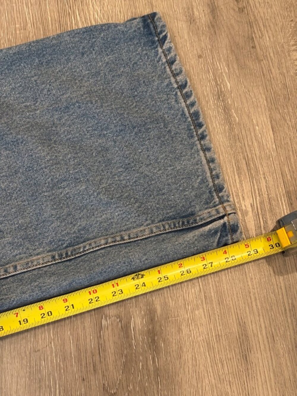 EB Denim Jeans Madison High Rise Ultra Wide Leg Luca Wash Womens 26 - Picture 10 of 10